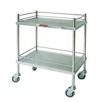 China Morning Care Nursery Medical Instrument Trolley Waste Collecting with Stainless Steel for sale