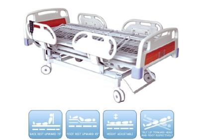 China Het Slot Elektrisch Medisch Bed van de centrumcontrole, Regelbaar het Ziekenhuisbed van de Zeven Functiesmotor Te koop