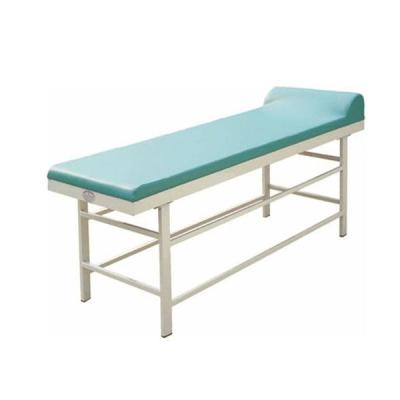 China Green Color Medical Examination Couch With Pillow , Portable Medical Exam Table  Hospital Patient Table for sale