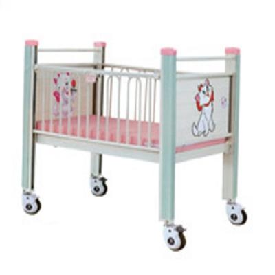 China Mobile Powder Coating Steel Platform Medical Children Hospital Baby Crib Hospital Infant Bed Hospital Newborn Baby Crib for sale