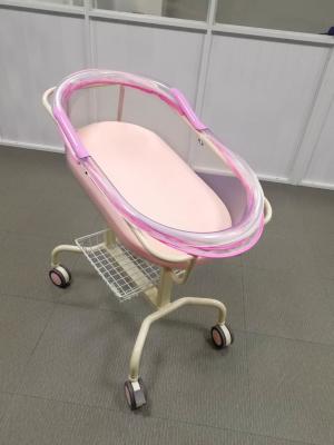 China Approved Pediatric Hospital Baby Crib With Basket , Mattress ＆ Sleeping Basin for sale