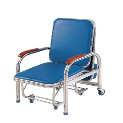 China Stainless Steel Bedside Medical Infusion Chairs Attendant Accompany Folding OEM for sale