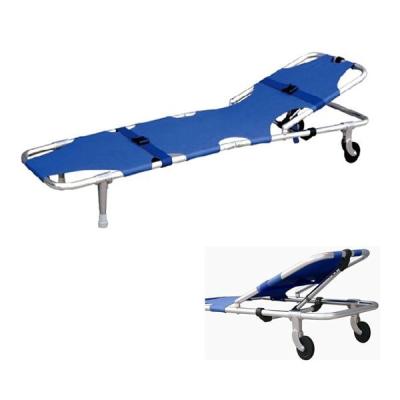 China Medical first aid stretcher aluminum alloy folding emergency EMS stretcher for sale