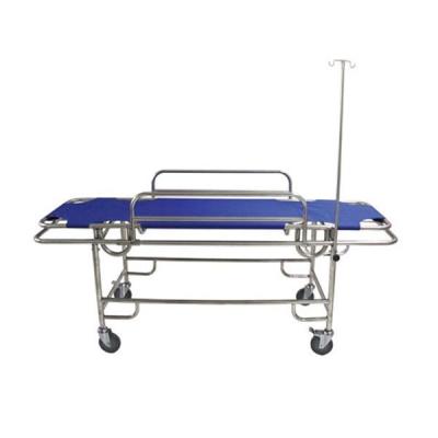 China Metal Patient Stretcher Trolley Hospital Furniture Emergency Care First Aid for sale