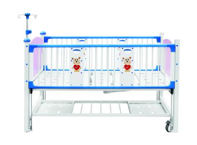 China Two Crank Adjustable Backrest Hospital Baby Crib for sale