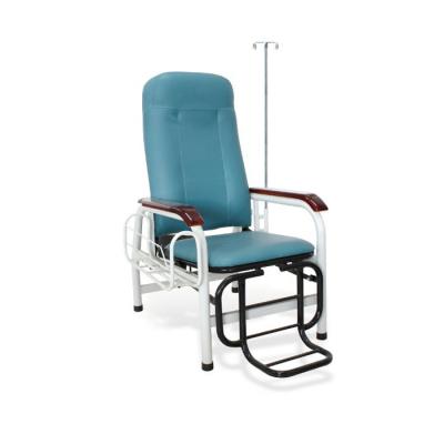 Chine Vert patient de chaise de transfusion IV Polonais de balustrade en bois du tuyau d'acier à vendre