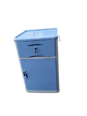 China ABS Locker 130mm Hospital Bed Side Cabinet With Thermos Holder for sale