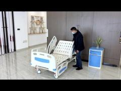 Blue Adjustable Electric Hospital Bed Five Function Hospital Bed