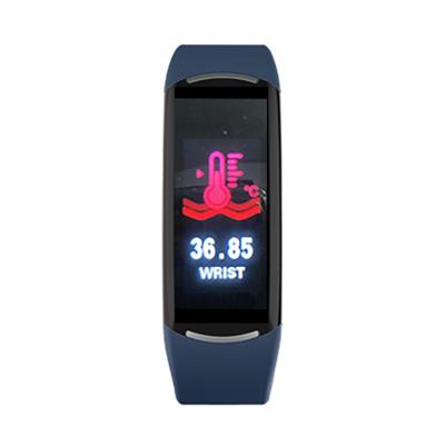 China Build in multi-sports temperature display heart rate fitness watch instant hot selling smart bracelet for sale