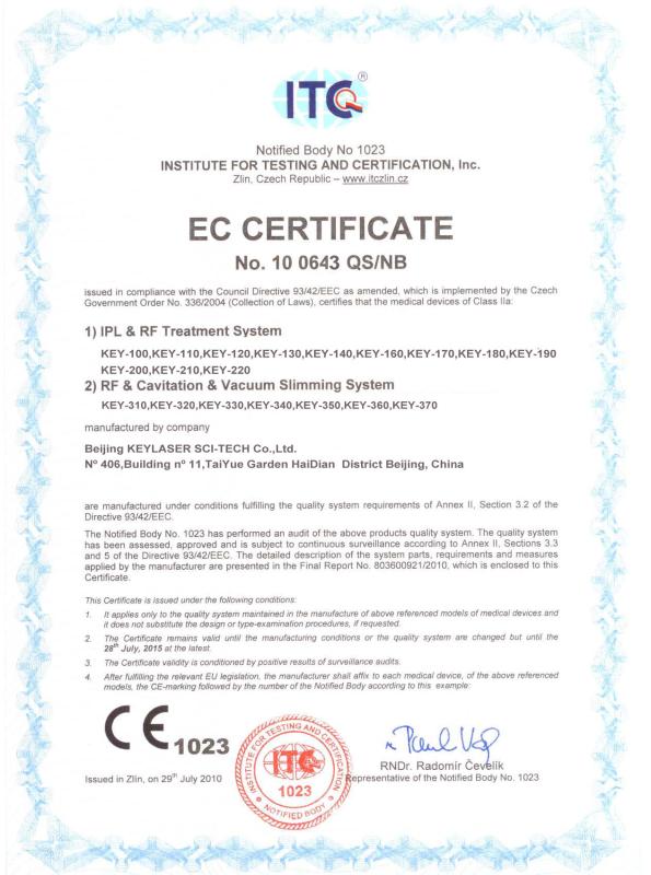 Medical CE - Beijing KEYLASER Sci-Tech Co., Ltd.