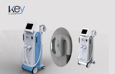 China Vertical Salon IPL Beauty Equipment With Two Handles , Ipl Laser System for sale