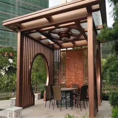 China Europe Tiform Colored Laser Cut Metal Decorative Outdoor Stainless Steel Screen Divider for sale