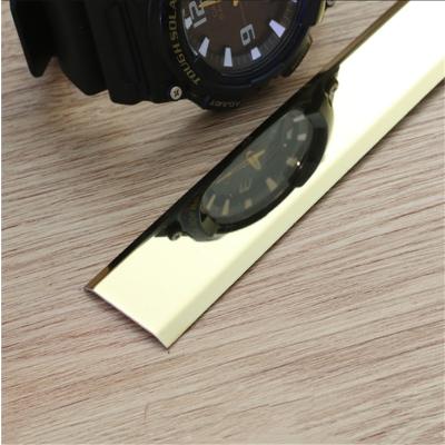 China OEM/ODM Modern Service Gold Mirror Stainless Steel Countertops Sharpening Flat Strip Trim With Multi Function for sale