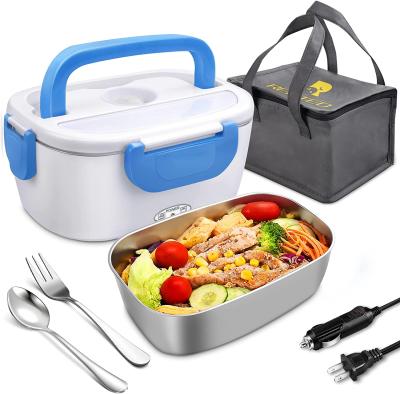 China 1.5L Heatable Electric Food Warmer Bowl 3 in 1 Eco-friendly Portable Electric Heating Bowl Free for Shipping for sale