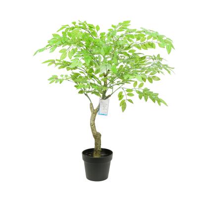 China Wholesale Realistic Japanese Pagoda Carob Tree Plant Artificial Indoor And Outdoor Chinese Tree Seeker Tree for sale