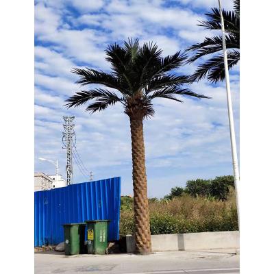 China China plant high simulation outdoor realistic big fake indoor artificial date palm tree for hotel garden decoration for sale