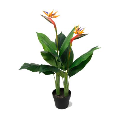 China Real touch factory direct sales wholesale artificial real touch bird of paradise flower factory for home and garden decoration for sale