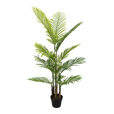 China Guangdong factory direct sales durable fake plants high simulation home and garden decorative artificial dry palm leaves for sale