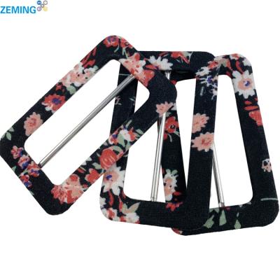 China Wholesale Price Flexible Women Fabric Leather Belt Buckle Without Belt Buckle For Garment for sale