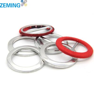 China Factory Price Fashion Square Round Shape Pin Belt Buckle Cover Belt Buckle For Garment for sale