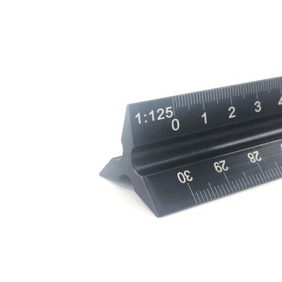 China Custom Colored Durable Metal Scale Ruler Custom Measurement Drafting Architect For Protractor for sale