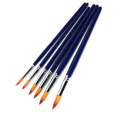 China Simple Chinese Artist Painting Brushes Watercolor Oil Acrylic Paint Water Color Paint Brushes for sale