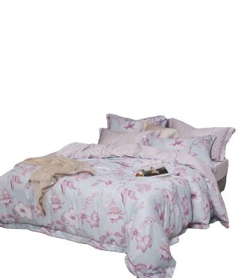 China Eucalyptus Tencel Lyocell Bedding Set Polyester Air Permeable Tencel Fitted Bed Sheet for sale