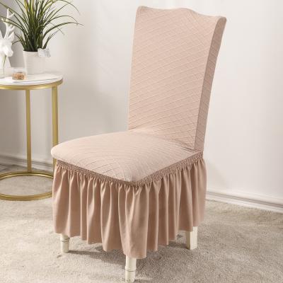 China 2020 Fashions Wholesale Party Wedding Chair Cover Eco-friendly Spandex Fabric Dining Chair Cover for sale