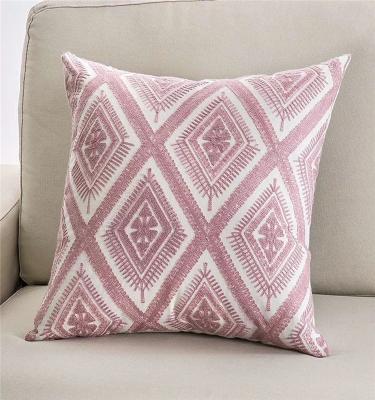 China Fashional Vintage Jacquard Pillow Cover Decor Chinese Wholesale Throw Embroidered Pillow for sale