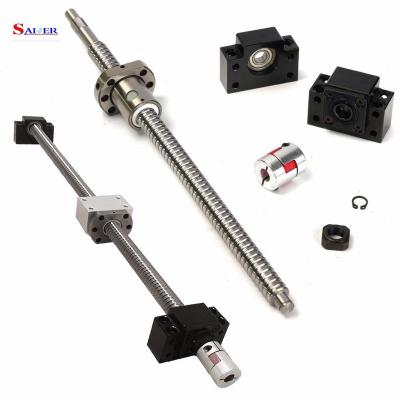 China CNC Machining Parts CNC Ball Screw SFS1210 Rolled Thread 12mm Ball Screw With Single 1210 Ball Nut for sale