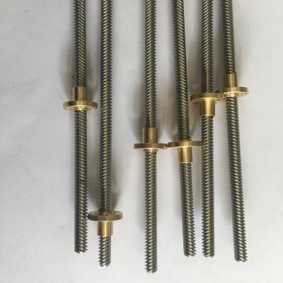 China Linear Motion System China 12mm 14mm 16mm 20mm Lead Screw With Trapezoidal Thread for sale