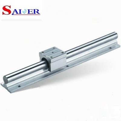 China Smooth Motion CNC Parts Round Linear Guide Rail SBR20 With Linear Block SBR20UU for sale