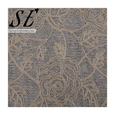 China High Quality Soft Chiffon Printing 100% Polyester Eyelet Embroidery Fabric for sale