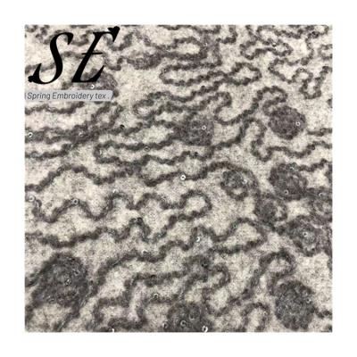 China Soft high quality custom winter Ac/p/n: 50/30/20 knitted cable cotton fly knit fabric for sale