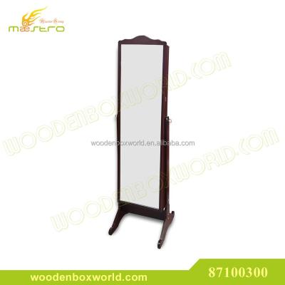 China Handmade Standing Mirror Jewelry Cabinet for sale