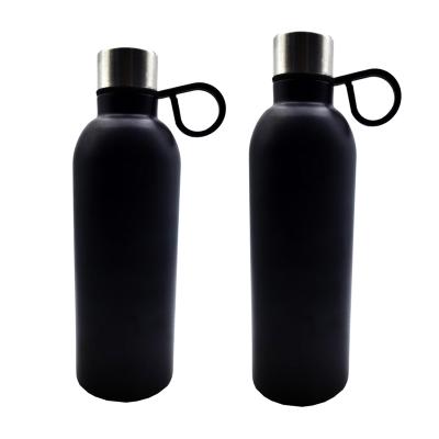 China PORTABLE Double Wall Stainless Steel Vacuum Water Bottle 500ml/600ml cola shape sublimation sport bottle with steel lip for sale