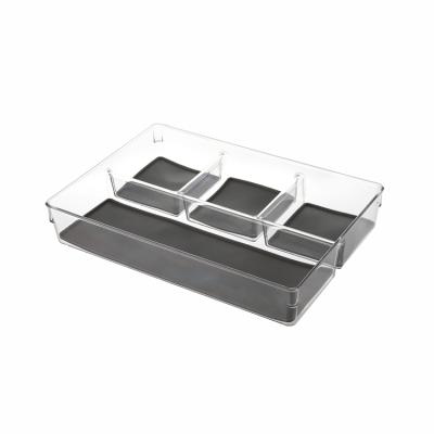 China Non-slip Clear Plastic Freshness Preservation Kitchen Refrigerator Overcasting Food Storage Box for sale