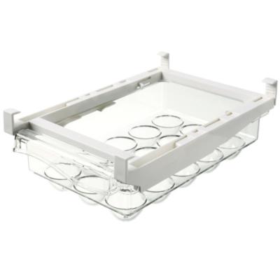 China Freshness Keeping Kitchen Organizer Storage Egg Tray Fridge Storage Organizer for sale