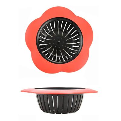 China Custom Universal Plastic Viable Bowl Shape Home Shape Sink Strainer And Plug Cute Kitchen Strainer for sale