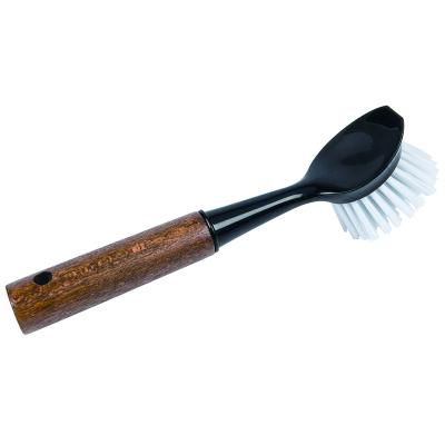 China Sustainable cleaning brush with wooden handle high quality brush for sale