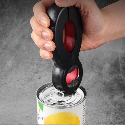 China 6-in-1 Opener Multi Viable Bottle Can and Jar Opener Lid Seal Remover Ergonomic Plastic Stainless Steel Jar Bottle Can Opener for sale