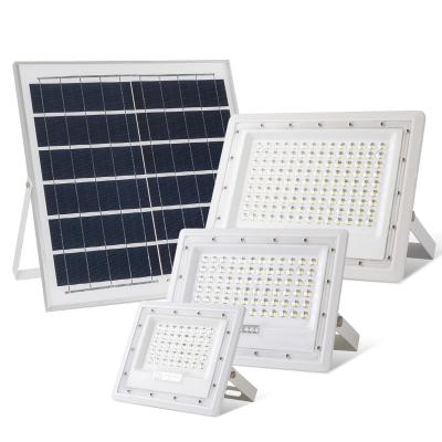 China High Bright 150W Warehouse Waterproof Garden 150W Solar Powered Warm White Outdoor Led Flood Light Solar Flood Light for sale