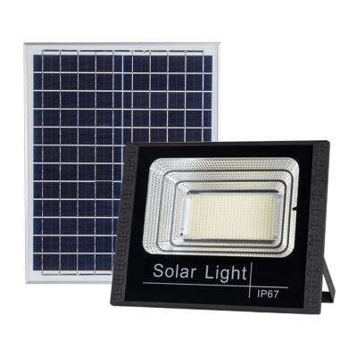 China Wholesale Price 25W Garden Flood Lighting Plastic Luces Led Soler Light Solar Garden Flood Lights for sale