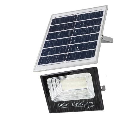 China Outdoor Garden IP 67 Aluminum Rechargeable 6500k Led Solar Power Led Flood Lights 200w for sale