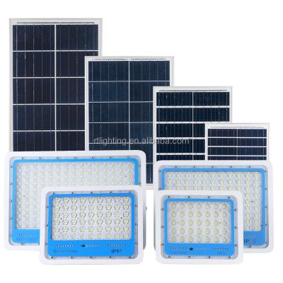 China Garden Garden Light 100W 150W 200W 300W Aluminum Waterproof Solar LED Flood Light for sale