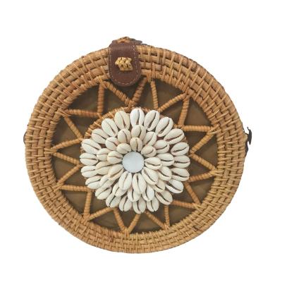 China Hot Selling Ellyson Rattan Rattan Summer Beach Bag For Women Ready To Ship for sale