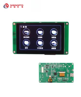 China 5 Inch 800*480 HMI touch screen for industrial with all view support customization TFT serial module LCD display 5.0 inch for sale