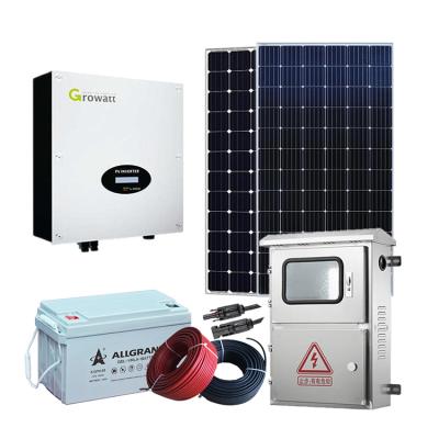 China Home sensitive colors solar panel system offgrid lithium battery house for your selection for sale