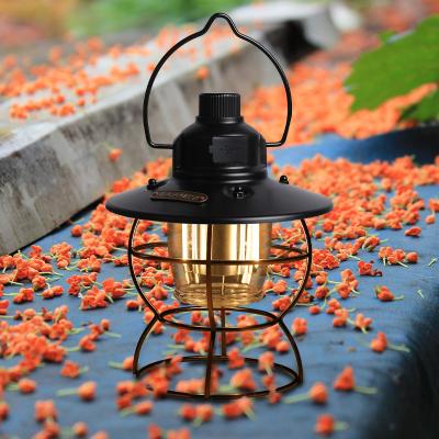 China Super Popular Camping 220LM IP Rating Decorative Light Camping Rechargeable Lantern Retro Atmosphere IP65 Lantern for sale