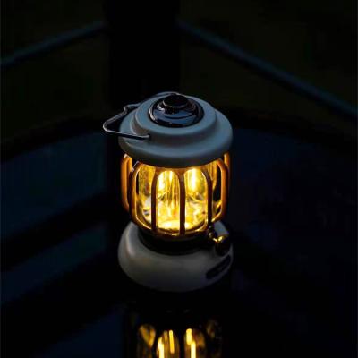 China 5000mAH Power Bank Light 2700K Small Camping 200LM Small Outdoor Lantern Retro Camping Light Lantern With CE for sale